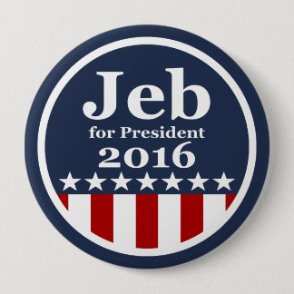 大統領2016キャンペーンボタンのためのJeb 缶バッジ