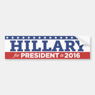 大統領2016バンパーステッカーのためのヒラリー・クリントン バンパーステッカー
