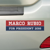大統領2016ラインバンパー- .pngのためのMarcoルビオ バンパーステッカー (車上)