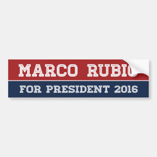 大統領2016ラインバンパー- .pngのためのMarcoルビオ バンパーステッカー