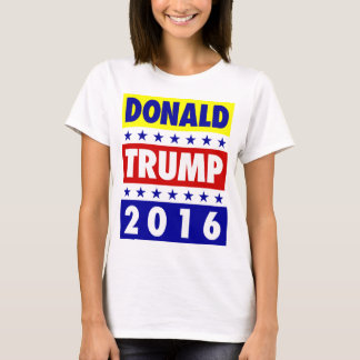 大統領2016女性のティー3のためのドナルド・トランプ Tシャツ