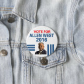 大統領2016年のために西アレン 缶バッジ (インサイチュ)