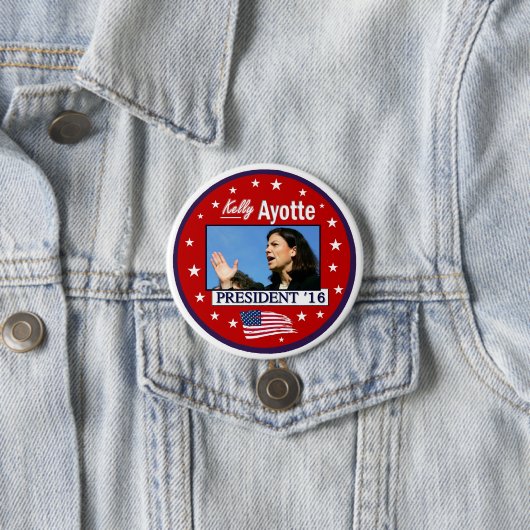 大統領2016年のためのケリーAyotte 缶バッジ (インサイチュ)