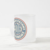 大統領2016年のためのジョージ・パタキ フロストグラスマグカップ (正面左)