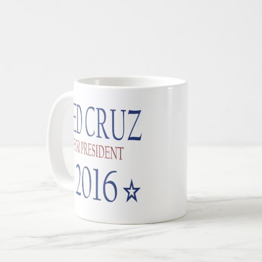 大統領2016年のためのテッドCruz コーヒーマグカップ (正面左)