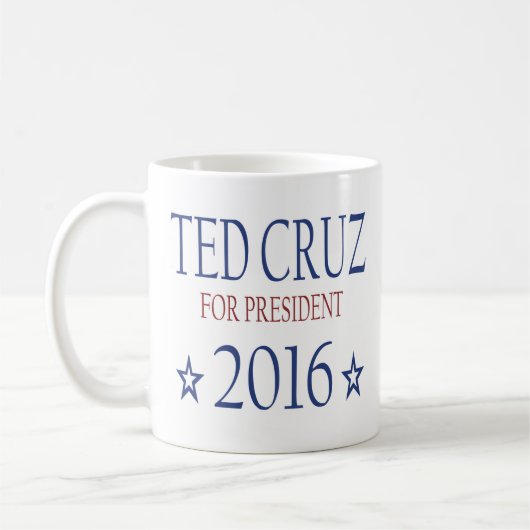 大統領2016年のためのテッドCruz コーヒーマグカップ (左)