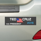 大統領2016年のためのテッドCruz バンパーステッカー (車上)