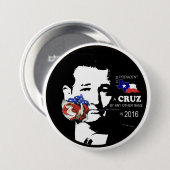 大統領2016年のためのテッドCruz 缶バッジ (正面&裏面)