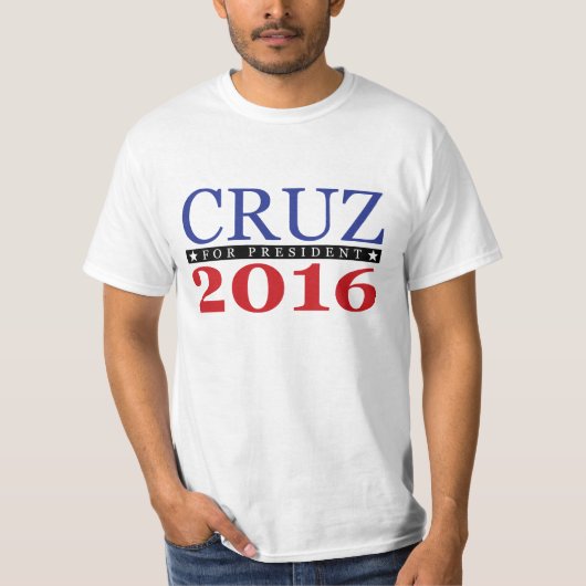 大統領2016年のためのテッドCruz Tシャツ (正面)