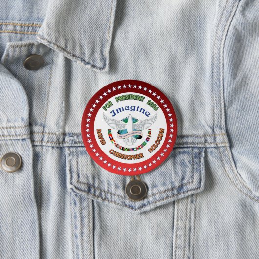 大統領2016年のためのデイヴィッドクリストファーHolcomb 缶バッジ (インサイチュ)