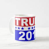 大統領2016年のためのドナルド・トランプ コーヒーマグカップ (正面左)