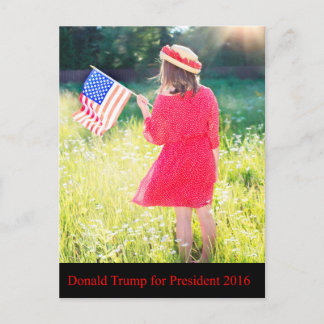 大統領2016年のためのドナルド・トランプ ポストカード