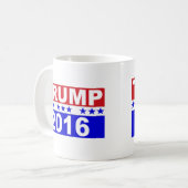 大統領2016年のためのドナルド・トランプ マグカップ (正面左)