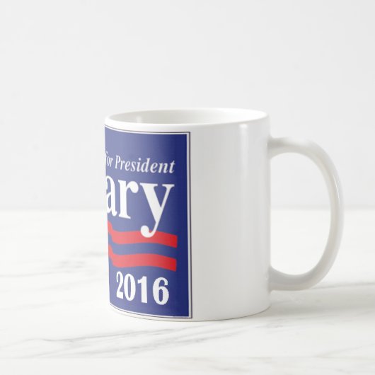 大統領2016年のためのヒラリー・クリントン コーヒーマグカップ (右)