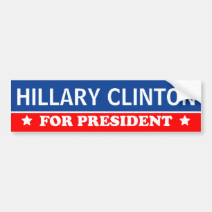 大統領2016年のためのヒラリー・クリントン バンパーステッカー