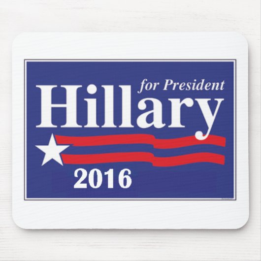 大統領2016年のためのヒラリー・クリントン マウスパッド (正面)