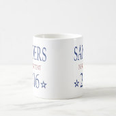 大統領2016年のためのベルニーの研摩機 コーヒーマグカップ (中央)