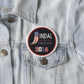 大統領2016年のためのボビーJindal 缶バッジ (インサイチュ)