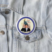 大統領2016年のためのリックSantorum 缶バッジ (インサイチュ)