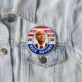 大統領2016年のためのリックSnyder 缶バッジ (インサイチュ)