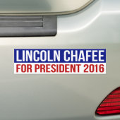 大統領2016年のためのリンカーンChafee バンパーステッカー (車上)