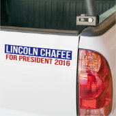 大統領2016年のためのリンカーンChafee バンパーステッカー (トラック上)