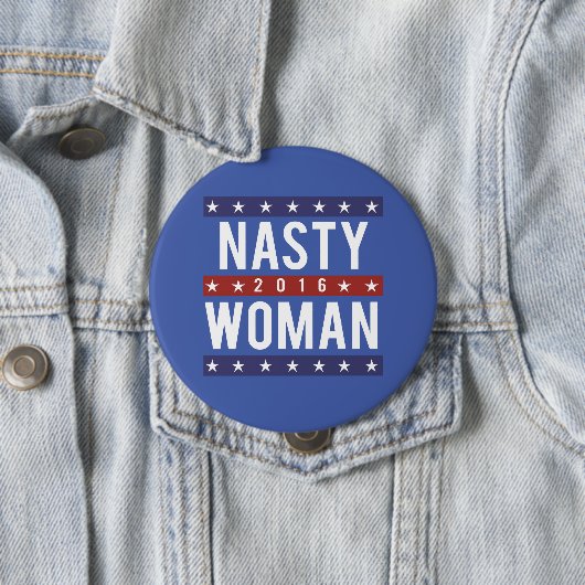 大統領2016年のための扱いにくい女性 -- 大統領のなEle 缶バッジ (インサイチュ)