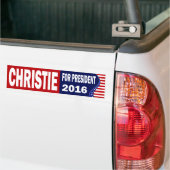 大統領2016年のためのChristie バンパーステッカー (トラック上)