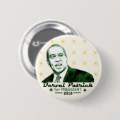 大統領2016年のためのDervalパトリック 缶バッジ (正面&裏面)