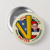 大統領2016年のためのDutterに印を付けて下さい 缶バッジ (正面&裏面)