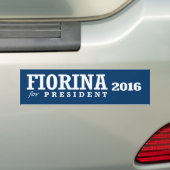 大統領2016年のためのFIORINA バンパーステッカー (車上)