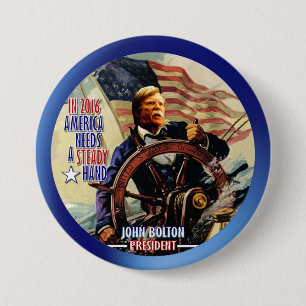 大統領2016年のためのJohn Bolton 缶バッジ