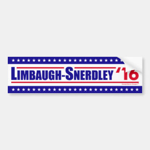 大統領2016年のためのLimbaugh-Snerdley バンパーステッカー