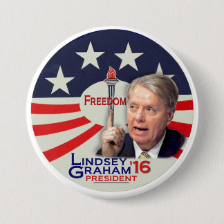 大統領2016年のためのLindseyグラハム 缶バッジ