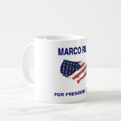 大統領2016年のためのMarcoルビオ コーヒーマグカップ (正面左)