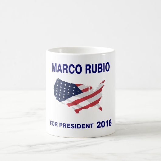 大統領2016年のためのMarcoルビオ コーヒーマグカップ (中央)