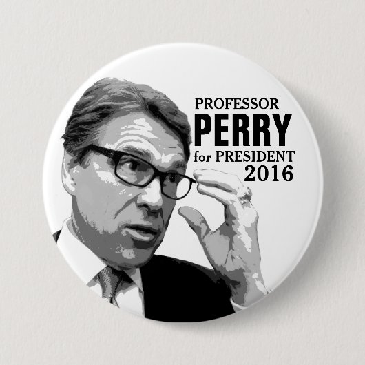 大統領2016年のためのRick Perry 缶バッジ (正面)