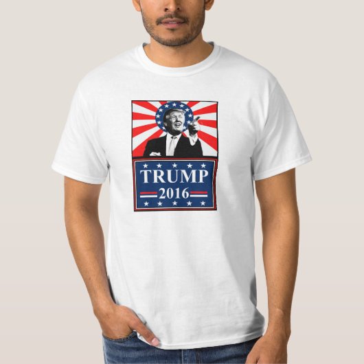 大統領2016年ののためのTshirtkeドナルド・トランプ Tシャツ (正面)