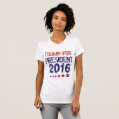 大統領2016年のワイシャツのための切札 Tシャツ (正面フル)