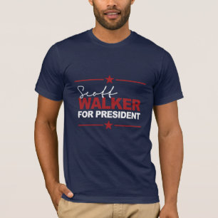 大統領2016年の署名のためのスコットの歩行者 Tシャツ