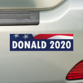 大統領2020バンパーステッカーのためのドナルド・トランプ バンパーステッカー (車上)