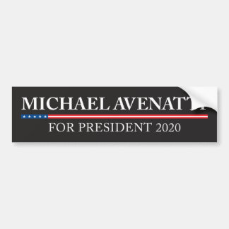 大統領2020バンパーステッカーのためのミハエルAvenatti バンパーステッカー