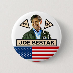 大統領2020年のためのジョーSestak 缶バッジ
