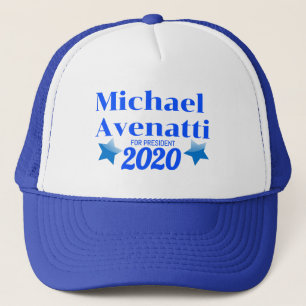 大統領2020年のためのミハエルAvenatti -青いトラック運転手 キャップ