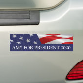 大統領2020年のための友Klobuchar バンパーステッカー (車上)