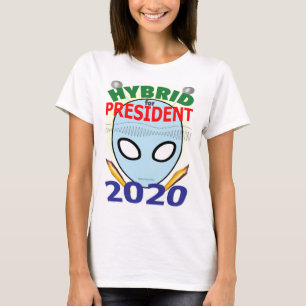 大統領2020年のための雑種- DNAの口 Tシャツ