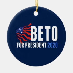 大統領2020年のためのBeto O'Rourke セラミックオーナメント
