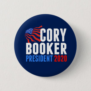 大統領2020年のためのCoryのブッカー 缶バッジ