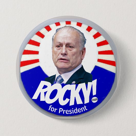 大統領2020年のためのRocky De La Fuente 缶バッジ (正面)