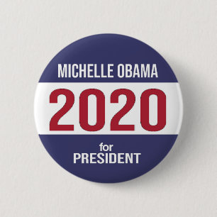 大統領2020米国の選挙のためのミシェールオバマ 缶バッジ
